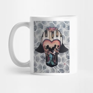 SENTIMENTAL JOURNEY Hamsa by Harriette Knight Mug